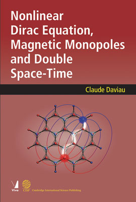 Nonlinear Dirac Equation, Magnetic Monopoles and Double Space-Time