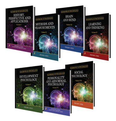 Handbook of Psychology: 7 Volume Set