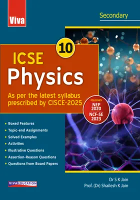 ICSE Physics, 2024 Edition Book-10