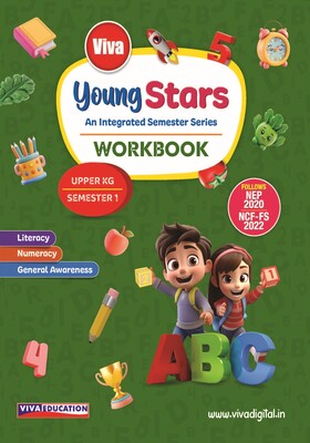 Young Stars: Upper KG, Workbook Semester 1
